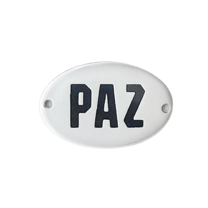 Mini Placa Paz