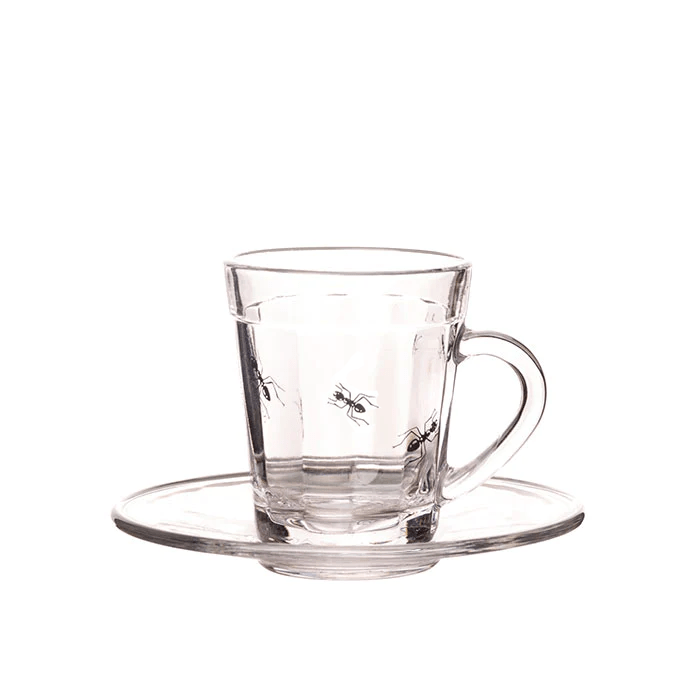 Xícara de Café Americano com Pires Formiga por Greghi Design