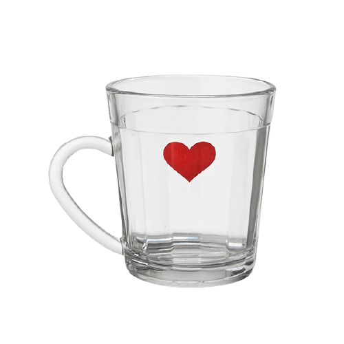 Caneca Americano Coração Vermelho