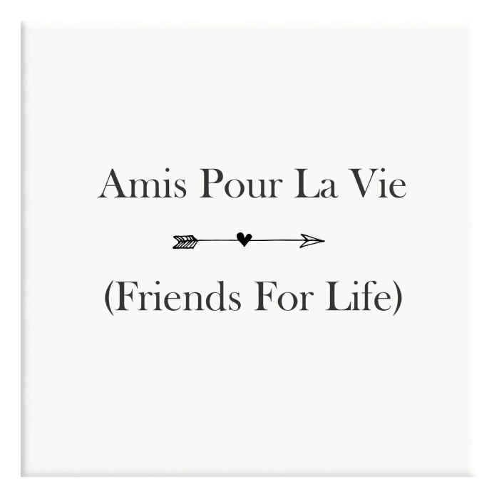 Azulejo Decorativo Amis Pour La Vie