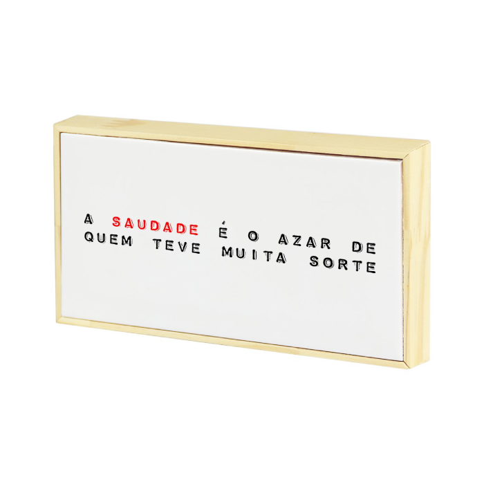 Wood Azule: A Saudade é o Azar