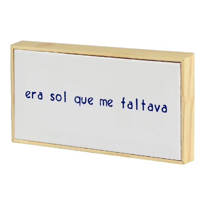 Wood Azule: Era Sol Que Me Faltava