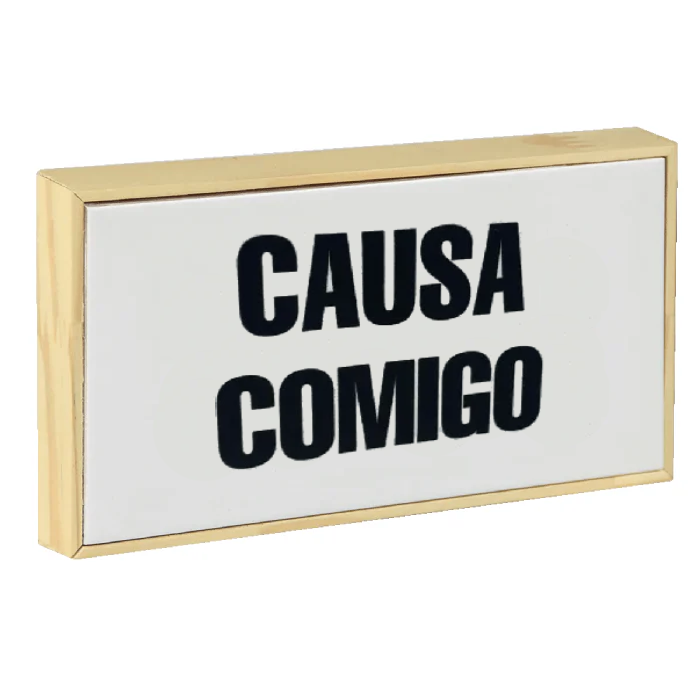 Wood Azule: Causa Comigo