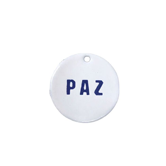 Mini Placa Redonda Paz