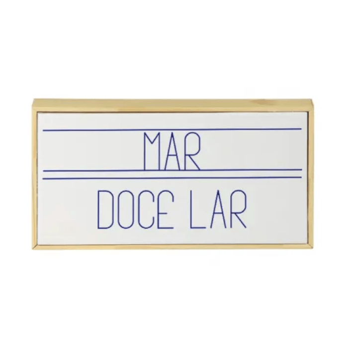 Wood Azule: Mar Doce Lar