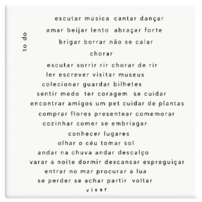 Azulejo Decorativo Poético, To Do
