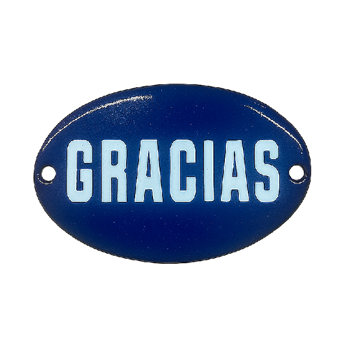 Mini Placa Gracias